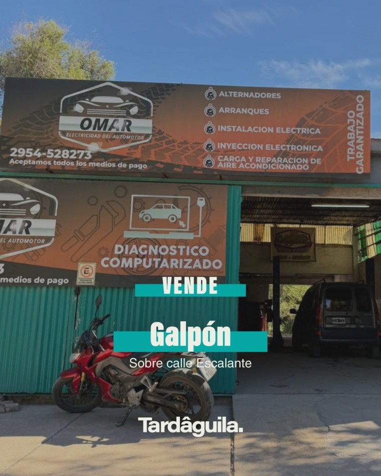Amplio galpon en venta!