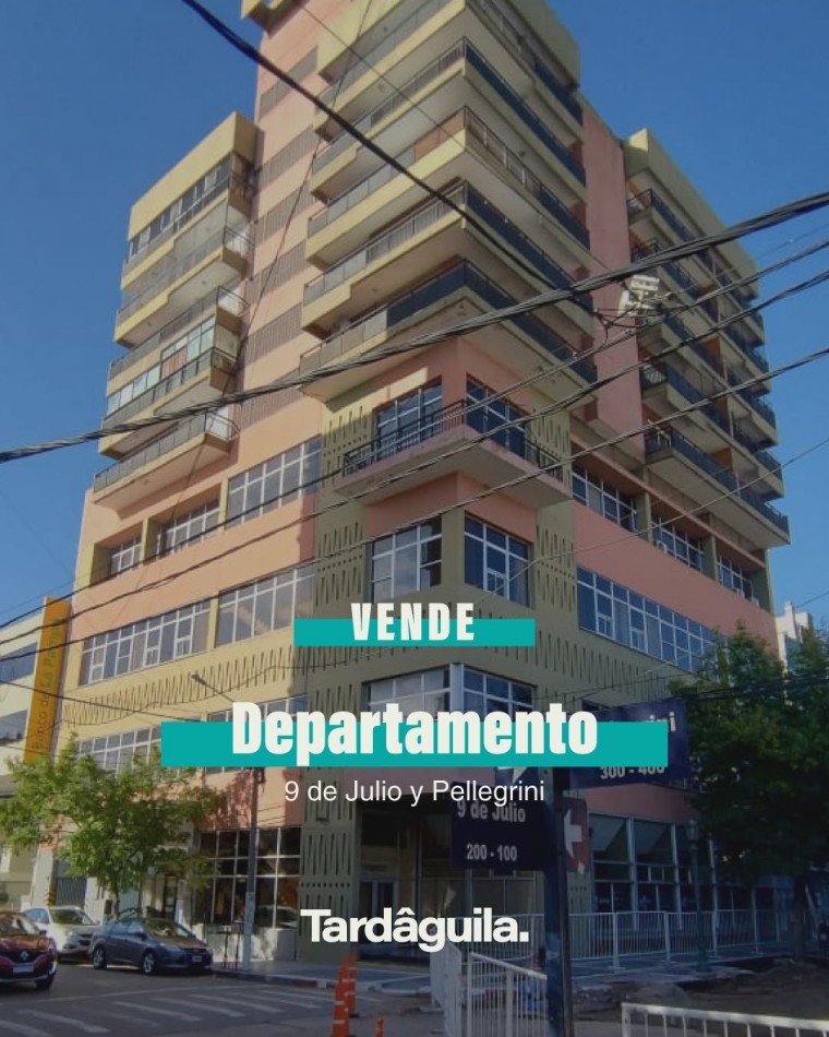 VENDE hermoso dpto sobre Pellegrini y 9 de julio 