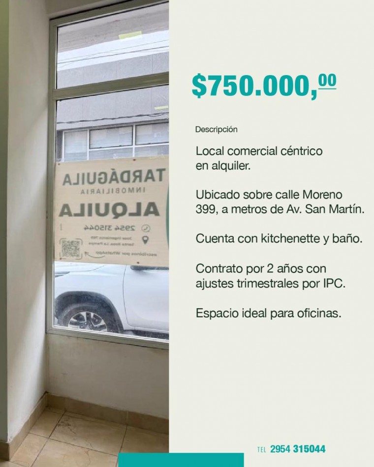 Local Comercial en ALQUILER