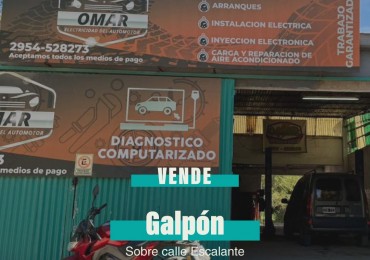 Amplio galpon en venta!